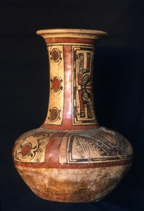 Yüksek boyunlu çömlek, Erken Kokle evresi, MS 700-800 (seramik) by Cocle Culture