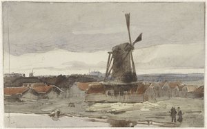 Su kenarında kereste fabrikası by Coen Metzelaar