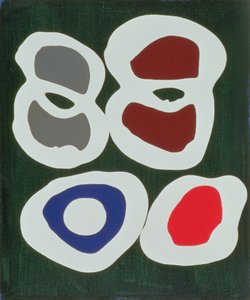 Cross-Cut, 1998 (tuval üzerine akrilik)