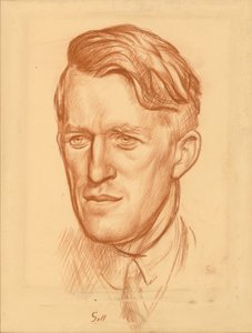 T. E. Lawrence (kağıt üzerinde kırmızı tebeşir)