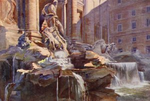 Trevi Çeşmesi, Roma by Commendator Formilli