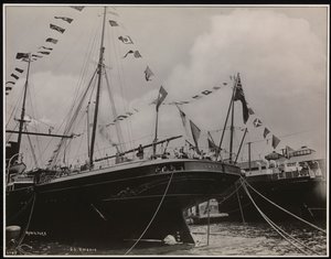 Rıhtımda S.S. "Umbria", 1897 dolayları (s/b fotoğraf)