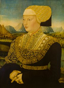 Bilinmeyen Bir Hanımın Portresi, c.1500-53 (panelde yağlı boya) by Conrad (attr. to) Faber von Creuznach