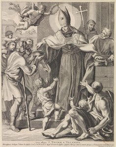 H. Thomas van Villanueva Vera effigies S. Thomae A Villanova (nesne üzerindeki başlık) by Conrad Lauwers