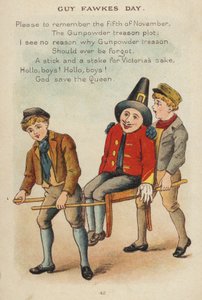 Tekerleme: Guy Fawkes Günü (chromolitho) by Constance Haslewood