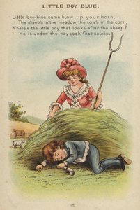Tekerleme: Little Boy Blue (chromolitho)