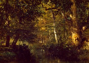 Ormandaki Creek, Constant Troyon (1810-1865) by Constant Emile Troyon