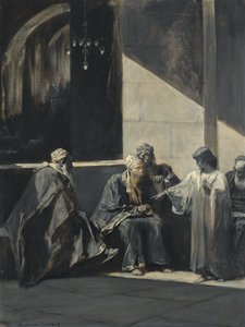Tapınakta Mesih öğretiyor by Constant