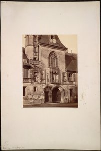 Otel Jacques Coeur, Bourges, c. 1865.
