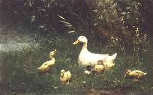 Ördekler (tuval üzerine yağlı boya)