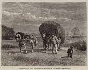Saman Arabası by Constant Emile Troyon