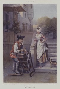 Le Remouleur (Bıçak Değirmeni) by Constant Joseph Brochart