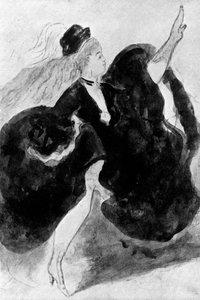 Can-Can, 19. yüzyıl, 1930. by Constantin Guys