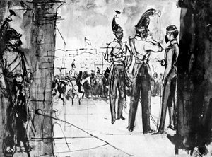 Asker Grubu, 1930. by Constantin Guys