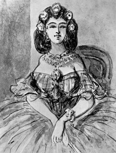 Bir Hanımefendinin Portresi, 19. yüzyıl, 1930 by Constantin Guys