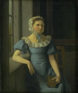 Sanatçının En Büyük Kız Kardeşi by Constantin Hansen