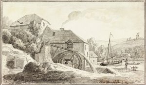 Ford Mill (kağıt üzerine mürekkep ve sulu boya)