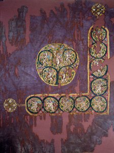 Kıpti Sanatı: Hasat Aşkıyla Asmak (MS 4. yüzyıl), Paris, Musee Du Louvre