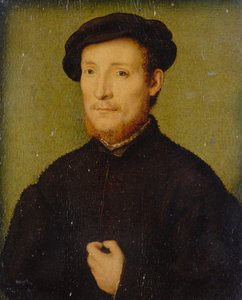 Eli Göğsünde Bir Adamın Portresi, 1540-45. by Corneille de Lyon