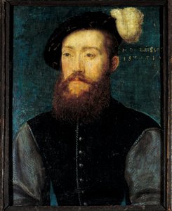 Charles de Cosse, Brissac Kontu (Cosse-Brissac) Portresi Corneille De Lyon (Corneille de La Haye) tarafından ahşap boyama (1500/1510-1574)