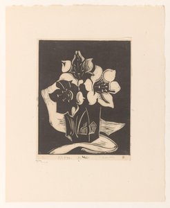 Çiçekli Vazo by Cornelia Vreede (signed by artist)