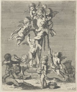 Toprak Terra (nesne üzerindeki başlık) Dört Element (dizi adı) by Cornelis A. Hellemans