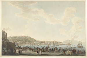 Napoli limanının görünümü by Cornelis Apostool