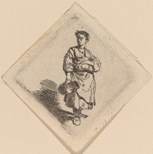 Sürahili Kadın, Ayakta