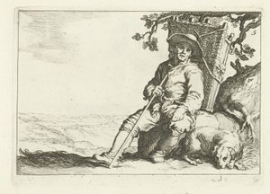 Dinlenme seyyar satıcısı Cornelis ve Frederik Bloemaert
