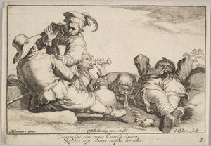 Mesleğin Zevkleri. by Cornelis Bloemaert
