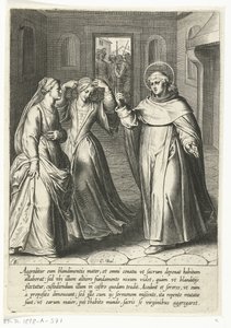 Thomas kız kardeşini dönüştürüyor Aziz Thomas Aquinas
