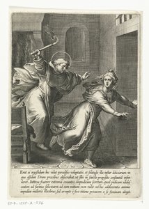 Thomas ayartmayı kovalar Aziz Thomas Aquinas
