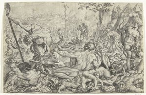 Zehirli Yılan Vebası ve Bakır Yılan by Cornelis Bos