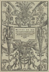Moresques Kitabı, başlık sayfası recto, 1546. by Cornelis Bos