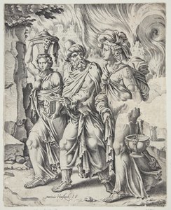 Lut ve kızları yanan Sodom