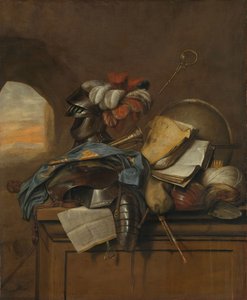 Natürmort Vanitas by Cornelis Brisé