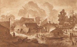 Göletli Köy, c. 1782. by Cornelis Brouwer