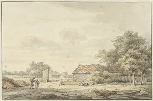 Çiftlikler ile manzara by Cornelis Buys