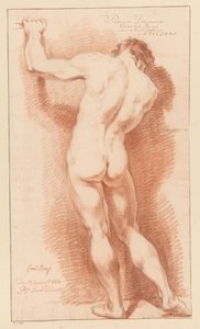 Arkadan görülen çıplak erkek ayakta (1.lik ödülü 1771) by Cornelis Buys