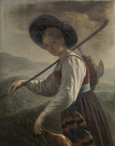 İsviçreli Köylü Kadın by Cornelis Cels