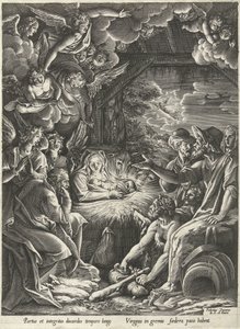Çobanların hayranlığı by Cornelis Cort