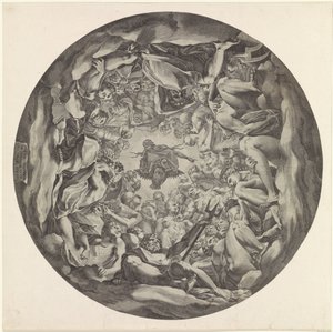 Tanrıların Olympus'ta Toplanması by Cornelis Cort