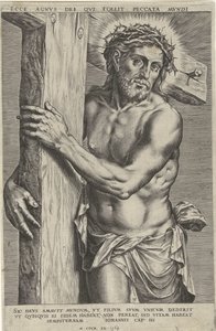 Hüzünlerin Adamı Olarak İsa by Cornelis Cort