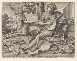 Duruşma (Auditus) Beş duyu (dizi adı) by Cornelis Cort