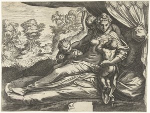 Aşk (Caritas) by Cornelis Cort