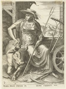 solgunluk Tanrıçalar ve Periler (dizi adı) by Cornelis Cort
