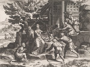Çobanların Tapınması, 1569. by Cornelis Cort
