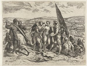 Savaş ve Barış Alegorisi by Cornelis Dircksz. Boissens