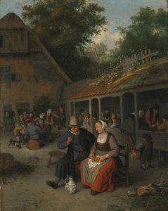 Kır Evi by Cornelis Dusart