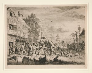 Köy Fuarı by Cornelis Dusart